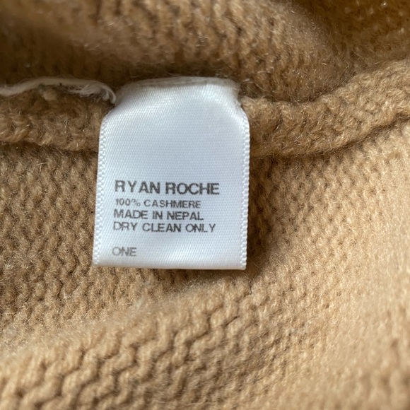 Ryan Roche camel brown cashmere tank size 1 - Picture 5 of 5